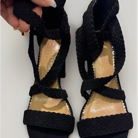 Lauren Conrad Braided Strappy Heels Size 7 - Picture 4 of 7